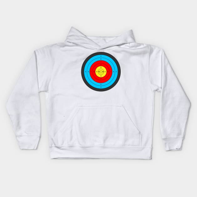 Shooting target Kids Hoodie by STARSsoft